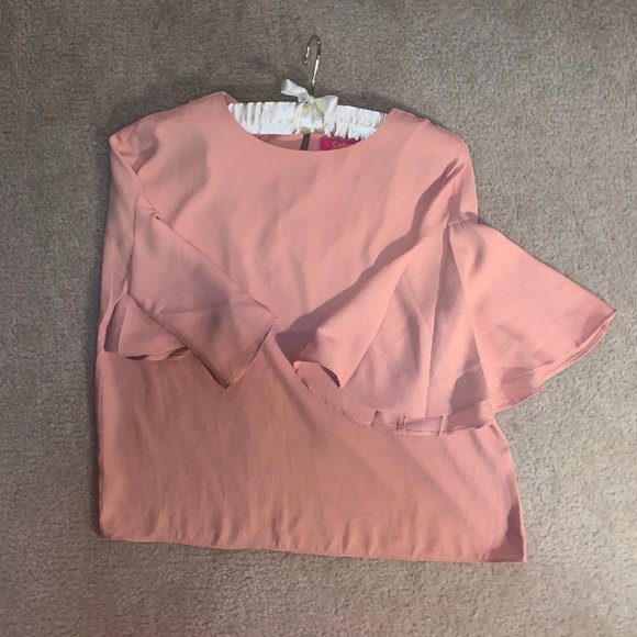 Pink Catherine Malandrio Blouse - Picture 2 of 2